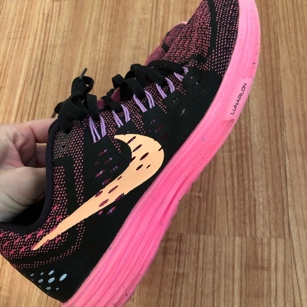 Nike Lunarlon running shoes.